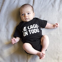 Body para bebé Me cago en todo