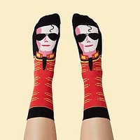 Calcetines originales con la cara de Michael Jackson