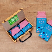 Calcetines originales Contigo... al fin del mundo