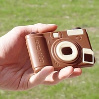 Cámara de fotos de chocolate