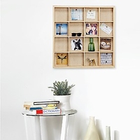 Colgador de Fotos de Madera Gridlock