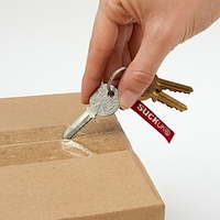 Cúter de bolsillo en forma de llave