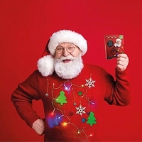 Kit de emergencia para hacer un jersey navideño