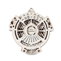 Kit para construir un calendario mecánico de madera