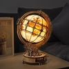 Kit para construir un globo terráqueo con luz