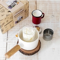 Kit para hacer velas con cera de soja