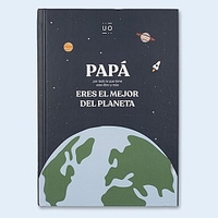 Librito rellenable papá eres el mejor del planeta