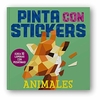 Libro para pintar con pegatinas