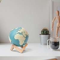 Lámpara bola del mundo