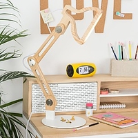 Lámpara de escritorio en forma de silueta de flexo