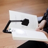 Lámpara de lectura ajustable tipo flexo