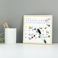 Pizarra con calendario planificador perpetuo en tamaño pequeño