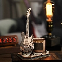 Puzzle 3D guitarra eléctrica de madera