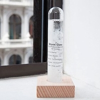 Storm Glass,  el predictor del tiempo de cristal en forma de tubo