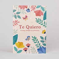Tarjeta plantable Te Quiero