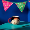 Taza con forma de Frida Kahlo