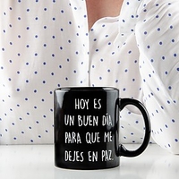 Taza con mensaje Hoy es un buen día...