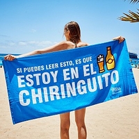Toalla de playa Estoy en el chiringuito