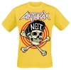 Anthrax - Not Man - T-shirt - Herrer - gul