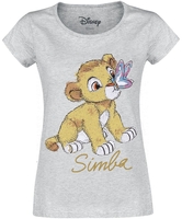 Løvernes Konge - Simba - Baby - T-shirt - Damer - grålig