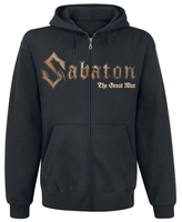 Sabaton The Great War - Soldiers Hættejakke sort