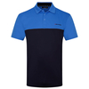 Benross Colour Block Polo Shirt,  Male,  Xl,  Royal navy