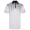 Benross Frequency Polo Shirt,  Male,  Large,  White/grey
