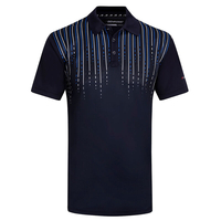 Benross Frequency Polo Shirt,  Male,  Medium,  Navy/royal/white