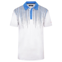 Benross Frequency Polo Shirt,  Male,  Xxl,  White/royal