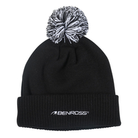 Benross Pro Shell X Knit Bobble Hat,  Male,  One size,  Black