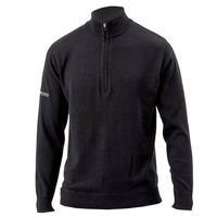 Benross Proshell X Zip Neck Sweater,  Male,  Black,  Medium