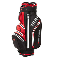Benross PROTEC Waterproof Cart Bag,  Male,  Black/Red/White