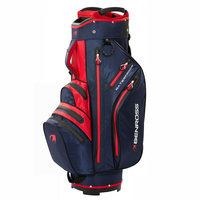Benross PROTEC Waterproof Cart Bag,  Male,  Navy/Red