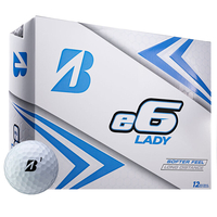 Bridgestone Golf e6 Lady 12 Golf Balls,  Female,  White