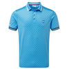 Bunker Mentality Single Spot Tech Polo Shirt,  Male,  Xl,  Bunker blue