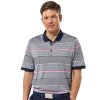 Callaway Golf 3 Colour Stripe Polo Shirt,  Male,  Small,  Peacoat