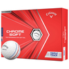 Callaway Golf Chrome Soft Triple Track 12 Golf Balls,  Male,  White