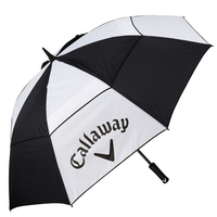 Callaway Golf Clean Logo 60" Umbrella,  Male,  60 inches,  Black/white