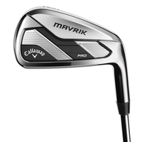 Callaway Golf MAVRIK Pro Steel Irons,  Male,  4-PW (7 Irons),  Right Hand,  Steel,  Stiff
