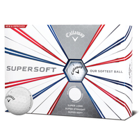 Callaway Golf Supersoft 12 Golf Balls 2019,  Male,  White