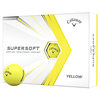 Callaway Supersoft 12 Golf Balls,  Male,  Yellow