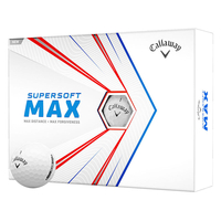 Callaway Supersoft MAX 12 Golf Balls,  Male,  White