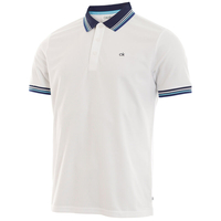 Calvin Klein Bi-Lite Polo Shirt,  Male,  Xxl,  White/sky