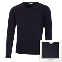 Calvin Klein Boxed Sweater,  Male,  Navy Melange,  Small