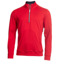 Calvin Klein Galaxy 1/2 Zip Jacket,  Male,  Xxl,  Red/navy