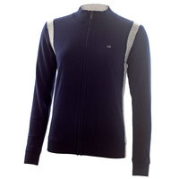 Calvin Klein Ladies Lined Sweater,  Female,  14,  Navy/grey marl