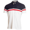 Calvin Klein Pendant Polo Shirt,  Male,  Small,  White/navy