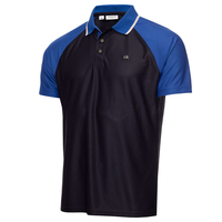 Calvin Klein Raglan Polo Shirt,  Male,  Small,  Navy/royal