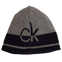 Calvin Klein Windward Beanie,  Male,  One size,  Grey marl/navy