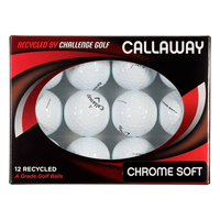 Challenge Golf ChromeSoft Recycled 12 Golf Balls,  Male,  White